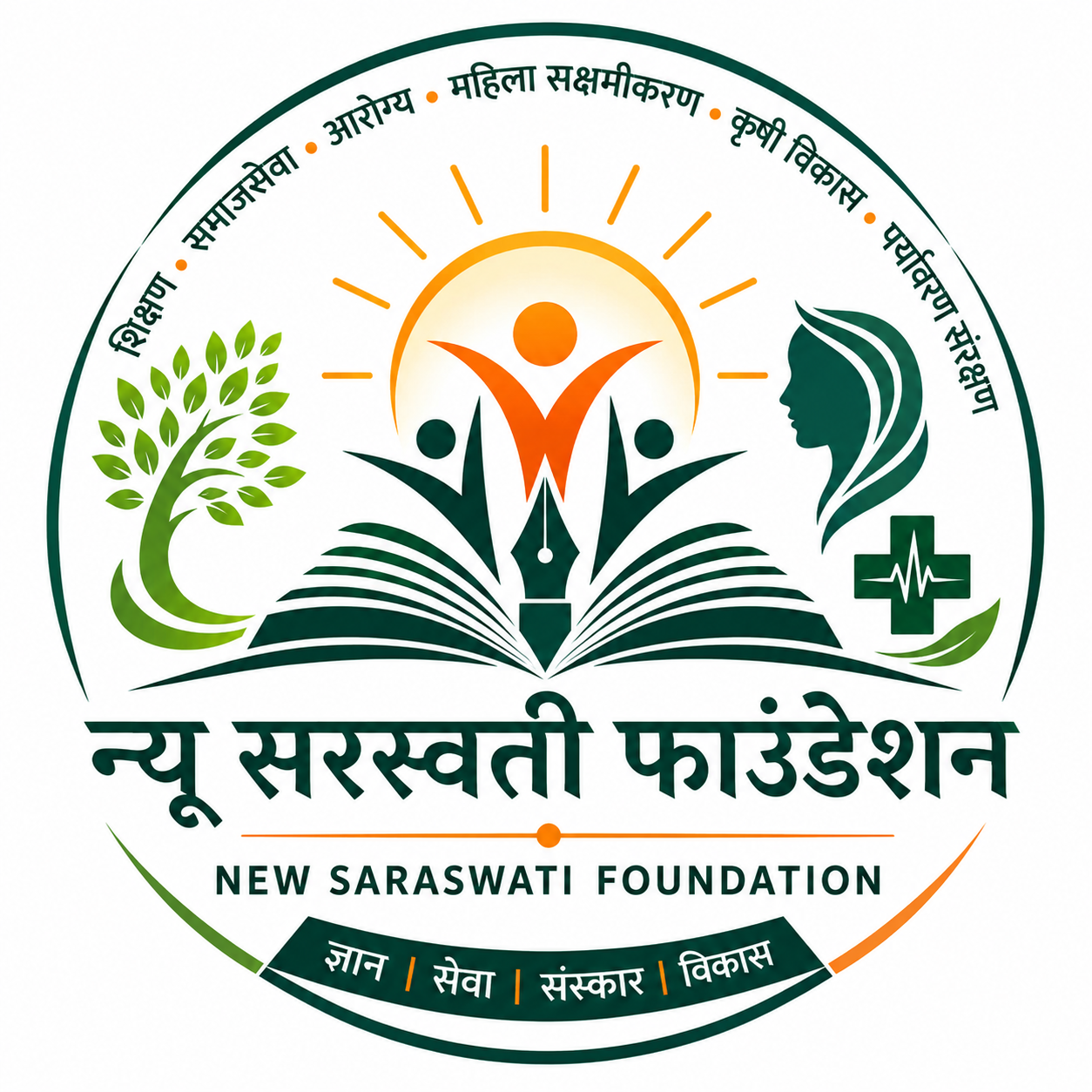 New Saraswati Foundation Logo